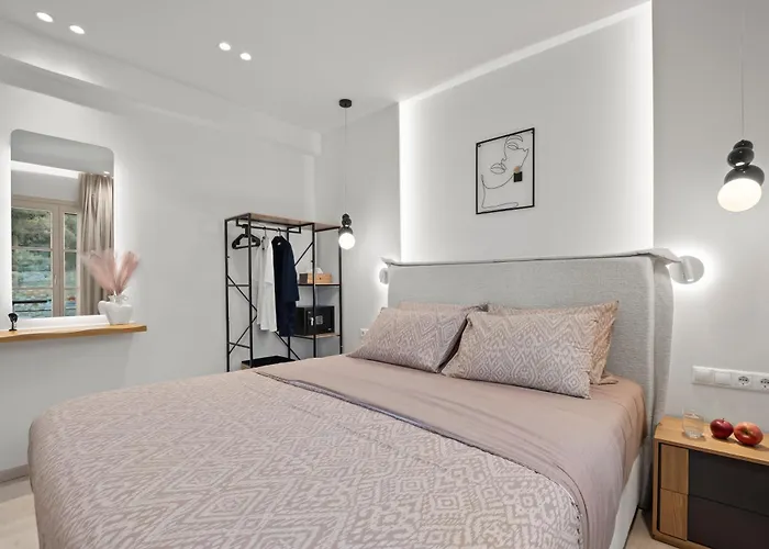 Pnoe Luxe & Spa, Naxos Town Апартаменты