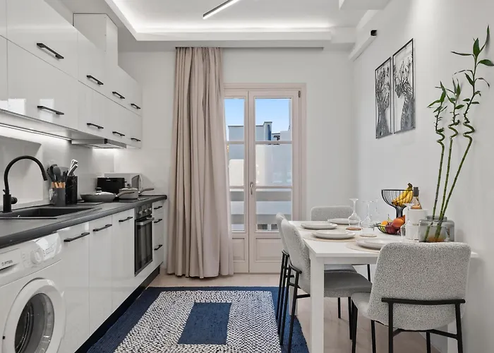 Pnoe Luxe & Spa, Naxos Town Апартаменты *