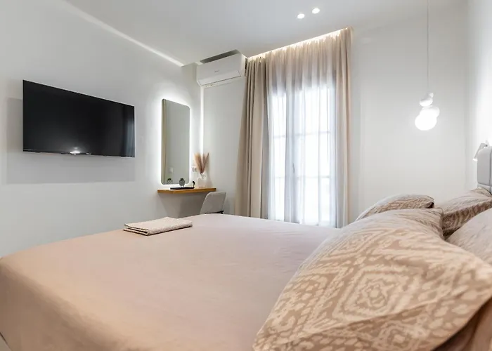 Pnoe Luxe & Spa, Naxos Town Апартаменты