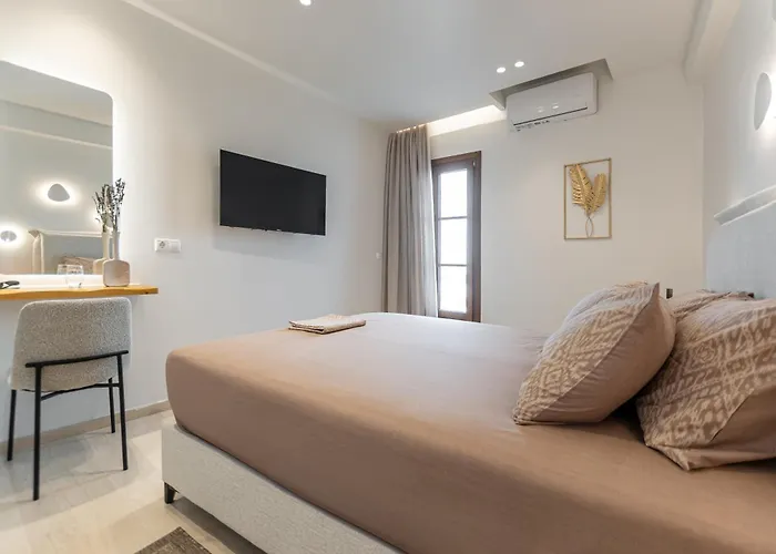 Pnoe Luxe & Spa, Naxos Town Апартаменты